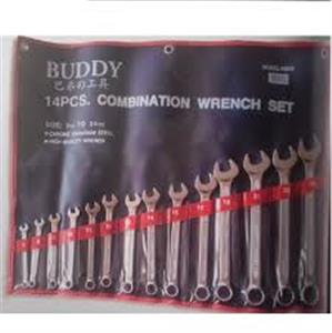 Cờ lê vòng miệng 14 chi tiết hệ mét Buddy BA0040